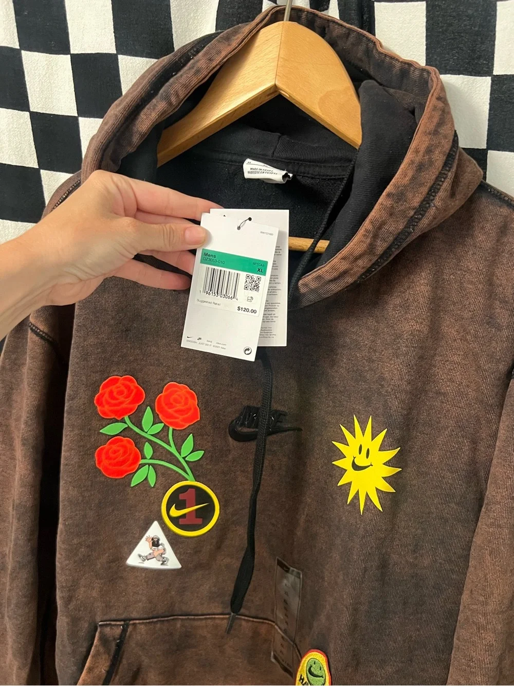 Nike Sportswear Pullover Hoodie Game Brown Have A NikeDay